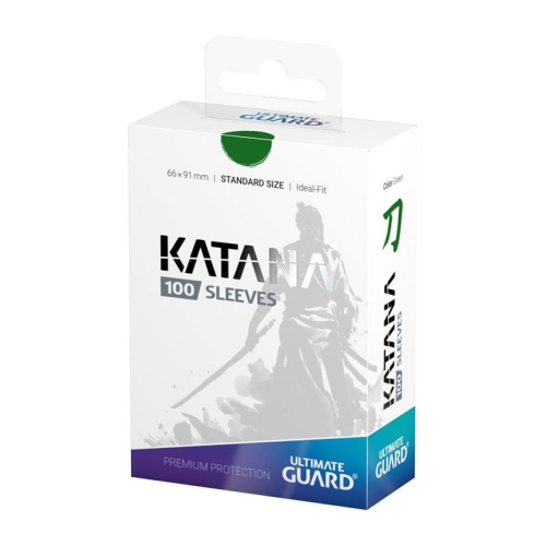 Manșoane Ultimate Guard pentru Katana, mărime standard (100) - Verde