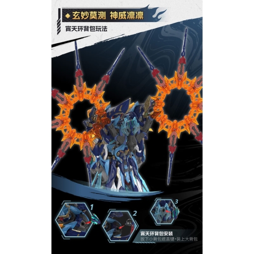 Legend of Star General MNP-XH14A Plastic Model Kit - Mo Liqing