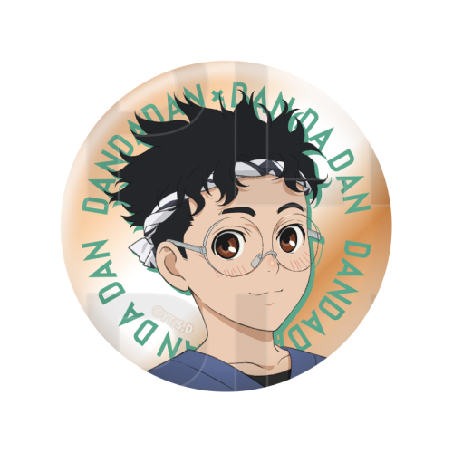 DANDADAN х Nikujiru Gyouza No Dandadan Vol. 2 Metallic Can Badge - Ken "Okarun" Takakura