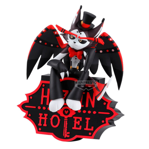 Hazbin Hotel Monitor Top PVC Statue - Husk (ver.A) 15cm