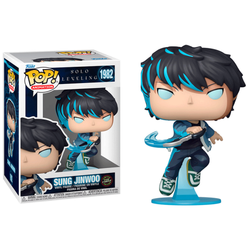 Figurină Pop! Animation Solo Leveling din vinil Sung Jinwoo CHASE Limited Edition #1982