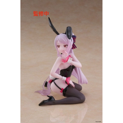 Overlord PVC Statue Desktop Cute Figure - Shalltear Bunny Ver. 13 cm