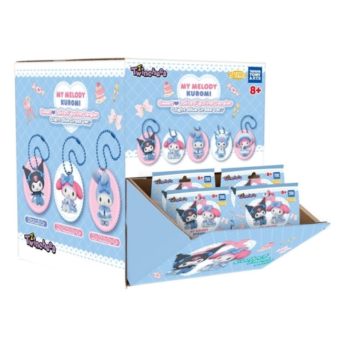 Sanrio Twinchees Mini figurine My Melody x Kuromi Sweet Lolita pachet de 5 cm