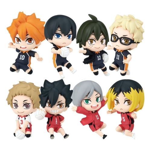 Haikyu!! Figurine mini Twinchees Dangler Defofig! Pachet jaluzele de 5 cm