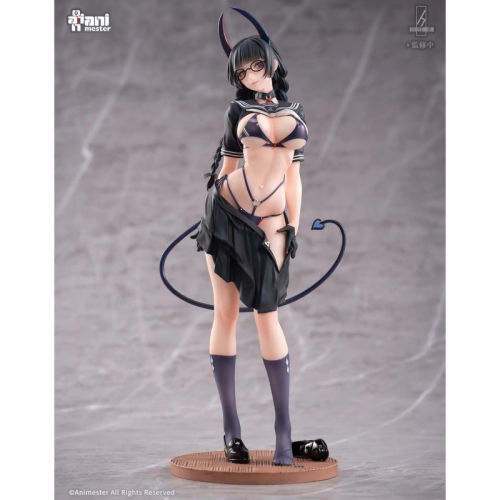 Original Character Illustration by Ban Figure - Succubus Class President Reina