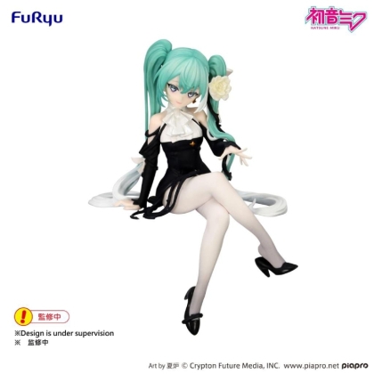  Vocaloid Noodle Stopper Figura - Hatsune Miku, Flower Fairy White Rose