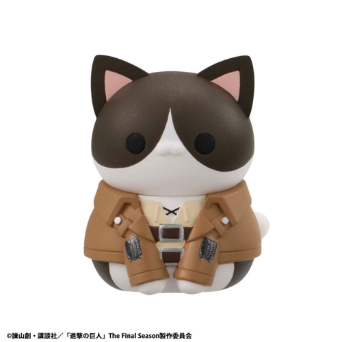 Attack on Titan Mega Cat Project Attack on Tinyan Trading Figures Gathering Scout Regiment danyan! 3 cm