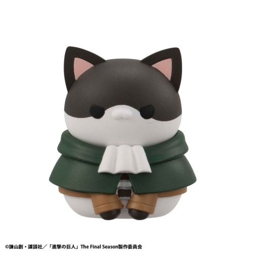 Attack on Titan Mega Cat Project Attack on Tinyan Trading Figures Gathering Scout Regiment danyan! 3 cm