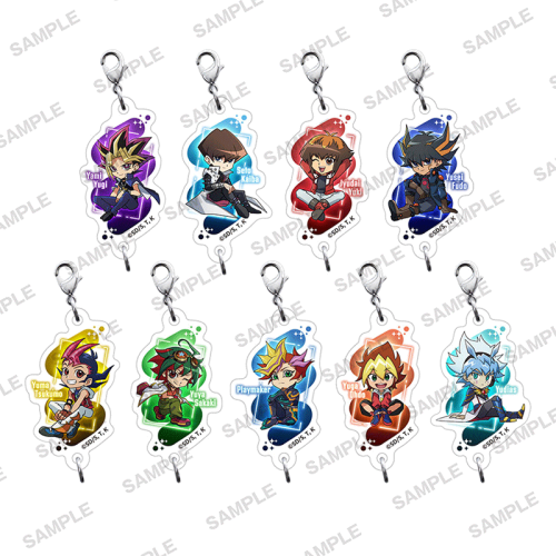 Yu-Gi-Oh! Acrylic Keychain Tsunagaccharm Successive Protagonists Sitting Ver.
