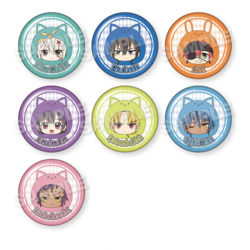 D.Gray-man Marumates  Can Badge Official Illustration - Assortment