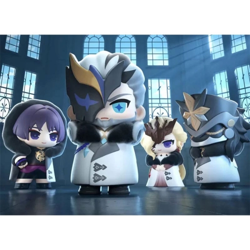 Genshin Impact Figurine PVC Fatui Harbingers Chibi Design Cutie Ornată