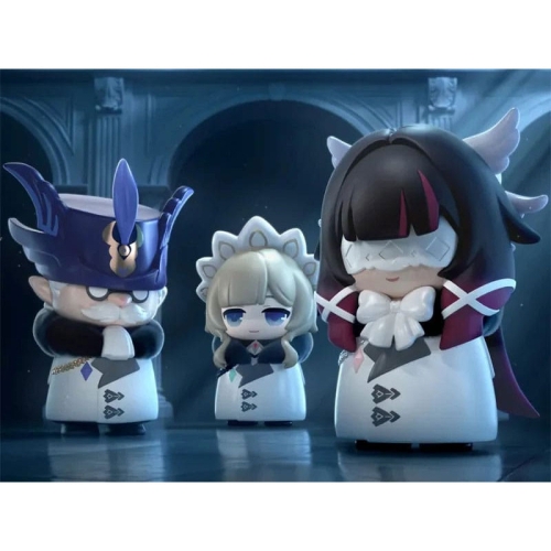 Genshin Impact Figurine PVC Fatui Harbingers Chibi Design Cutie Ornată