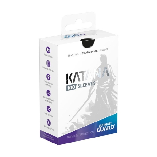 Manșoane Ultimate Guard pentru Katana, mărime standard (100) - Negre