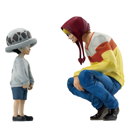 One Piece: The Unbreakable Law Ichibansho PVC Statue - Trafalgar Law & Corazon 11 cm