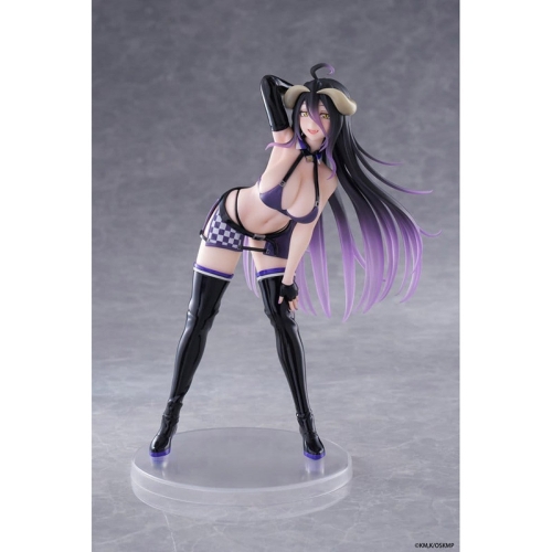 Overlord Coreful PVC Statue - Albedo Grid Girl Ver. 18 cm