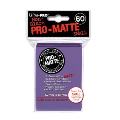 " Ultra Pro " MATTE Sleeves 60pc purple