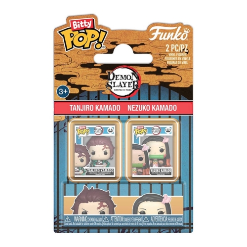Demon Slayer: Kimetsu no Yaiba Bitty POP! Vinyl Figures 2-Pack Tanjiro & Nezuko 2 cm