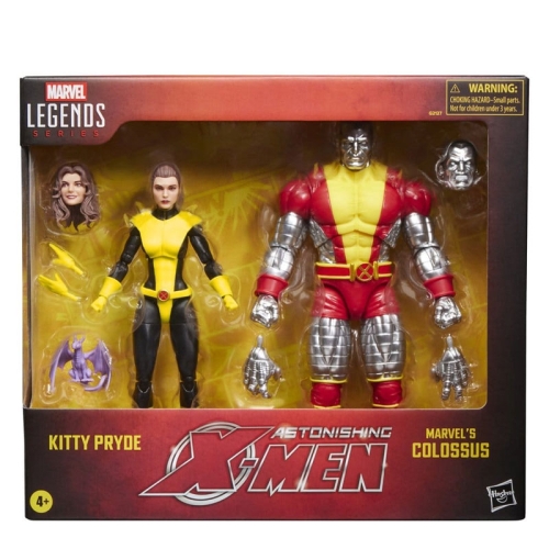 Uimitoarea figurină X-Men Marvel Legends, pachet de 2, Kitty Pryde și Colosul Marvel, 15 cm