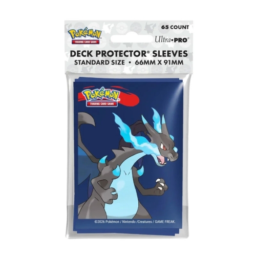 Huse pentru cărți Ultra Pro 65 buc - Mega Charizard X