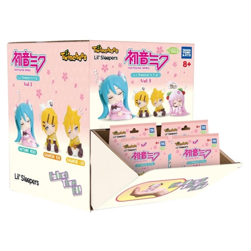 Hatsune Miku Twinchees Mini figurine Lil' Sleepers Wave 3 pachet jaluzele de 5 cm