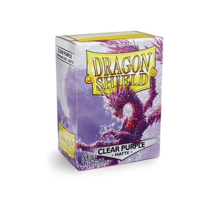 " Dragon Shield " Standart Card Sleeves 100pc - Clear Purple