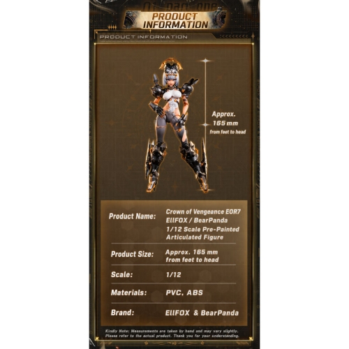 Figurină de acțiune BEARPANDA x EIIFOX 1/2 - EOR7 Coroana Răzbunării