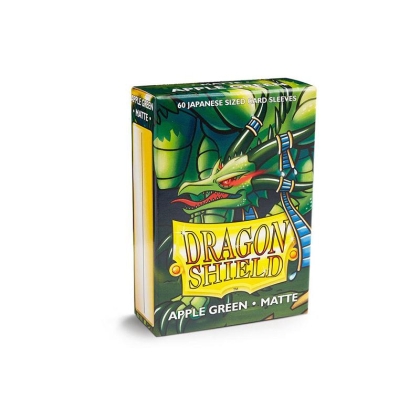 &quot; Dragon Shield &quot; Small Card Sleeves 60pc - Apple Green