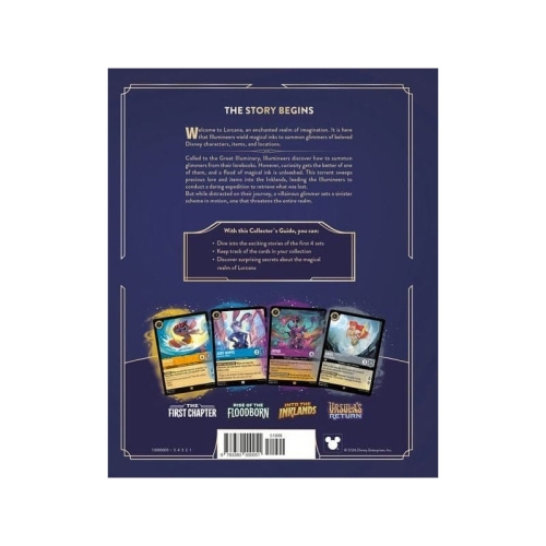 Cartea Disney Lorcana TCG Ghidul oficial al colecționarului: Seturile 1-4 Versiunea în limba engleză