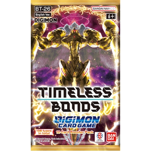 PRE-ORDER: Digimon Card Game - Timeless Bonds Booster Pack BT26