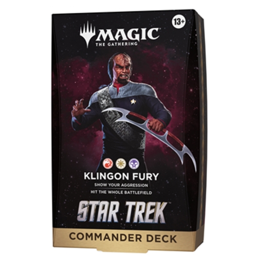 PRE-ORDER: Magic the Gathering: Star Trek Commander Deck - Klingon Fury
