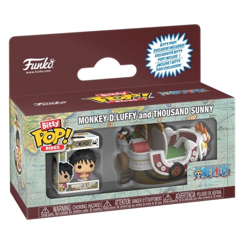 One Piece Bitty POP! Figurină vinil Ride Thousand Sunny cu Luffy 2,5 cm