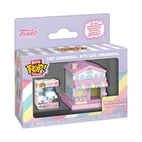 Sanrio Bitty POP! Figurină vinil Cafe Cinnamoroll cu brățară