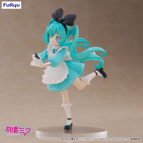 Statuie din PVC Hatsune Miku, Zâna de birou, Hatsune Miku, versiunea Wonderland, 16 cm