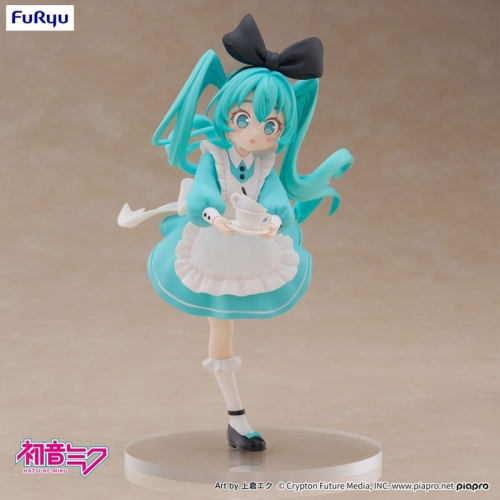 Statuie din PVC Hatsune Miku, Zâna de birou, Hatsune Miku, versiunea Wonderland, 16 cm
