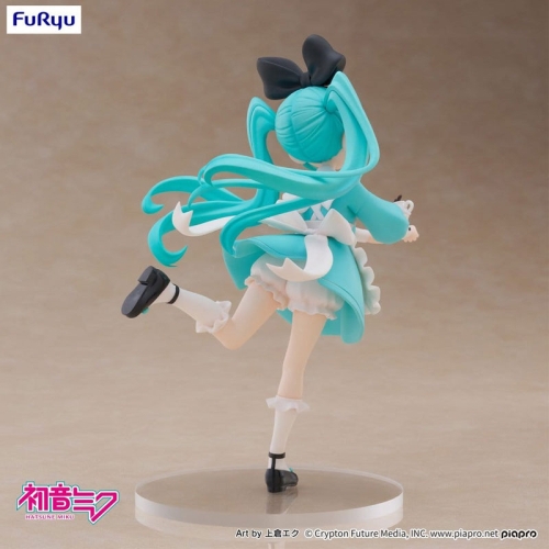 Statuie din PVC Hatsune Miku, Zâna de birou, Hatsune Miku, versiunea Wonderland, 16 cm