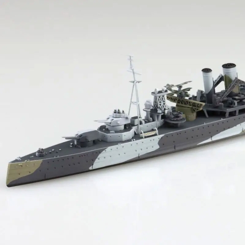 Kit de machete din plastic - Crucișătorul greu Kent al Marinei Regale 1/700