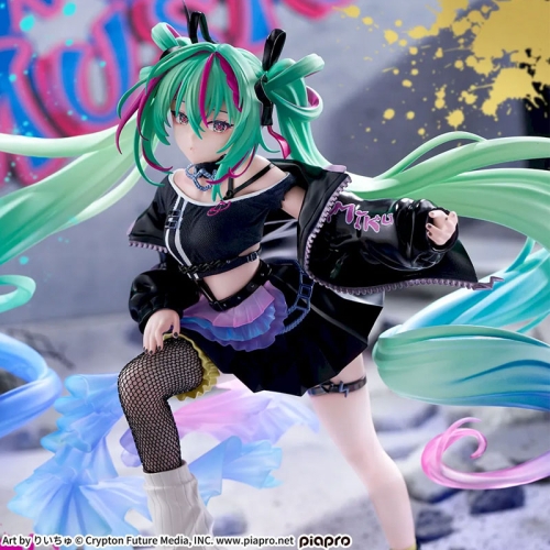 PRE-ORDER: Seria Vocală Personaj 01: Hatsune Miku FIGURIZMa Statuie PVC Hatsune Miku Punk! 23 cm