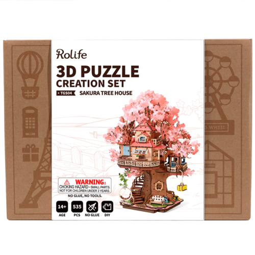 Robotime DIY Model Kit - Sakura Tree House
