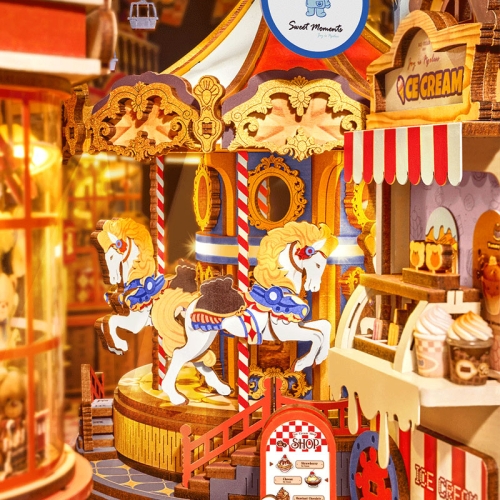 Robotime DIY kit de model - Fairytale Amusement Park