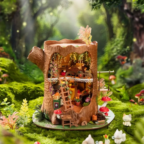 Robotime DIY kit de model - Fairytale Tree House