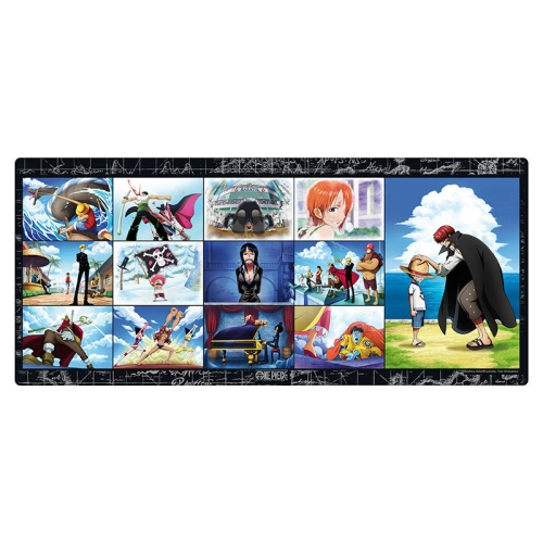 Mousepad/covoraș de joacă One Piece XXL, cu amintiri din paie, model Crew