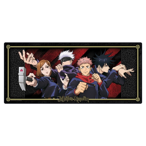 Jujutsu Kaisen XXL Mousepad/Playmat - Gojo, Itadori, Megumi and Nobara