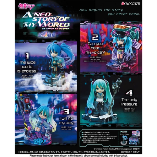 Hatsune Miku Mini Figurine Neo Story 12 cm Cutie Ornată