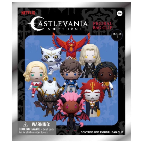 Castlevania Nocturne Cleme de geantă 3D din PVC Seria 1 - Asortiment