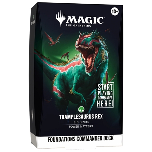 PRE-ORDER: Magic the Gathering: Foundations Commander Deck - Trampleasaurus Rex