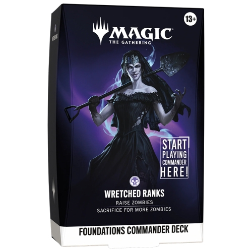 PRE-ORDER: Magic the Gathering: Foundations Commander Deck -  Wretched Ranks