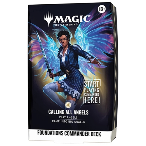 PRE-ORDER: Magic the Gathering: Foundations Commander Deck -  Calling all Angels