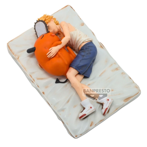 Figurină de colecție Chainsaw Man Break Time - Denji și Pochita 14cm