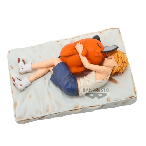 Figurină de colecție Chainsaw Man Break Time - Denji și Pochita 14cm