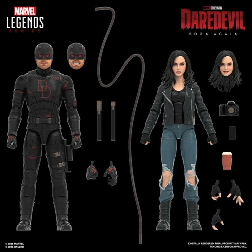 PRE-ORDER: Daredevil: Born Again Marvel Legends Action Figure 2-Pack Daredevil & Jessica Jones 15 cm